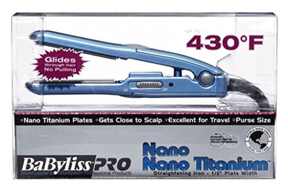 BaBylissPRO Nano Titanium Mini Straightening Iron BABNT3050 UPC:074108143624