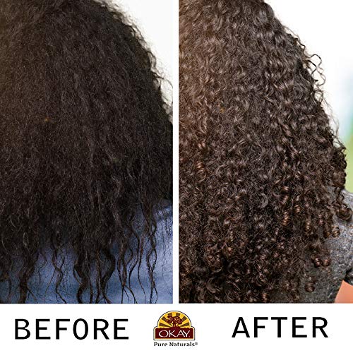 OKAY | 100% Pure Black Haitian Castor Oil | For All Hair Textures & Skin Types | Grow Healthy Hair - Treat Skin Conditions | Oil of Palma Christi | All Natural | 4 Oz