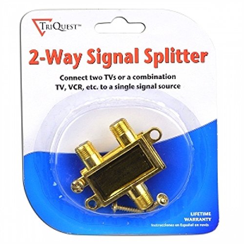 TriQuest 5402-COAX-SPLITTER 2-Way Coaxial Cable Signal Splitter