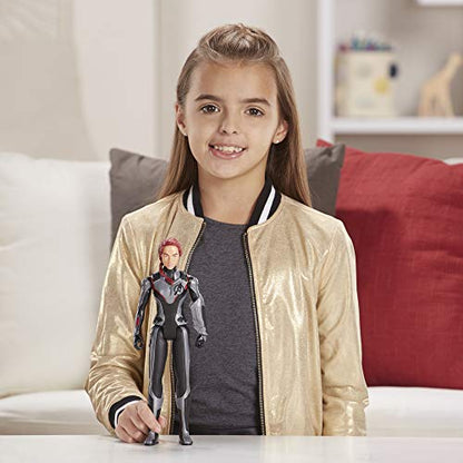 Avengers Marvel Endgame Titan Hero Series Black Widow 12"-Scale Super Hero Action Figure Toy with Titan Hero Power Fx Port