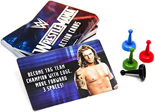 WWE Road to Wrestlemania Board Game, Action Packed WWE Games with WWE Elite Legends and Action Cards