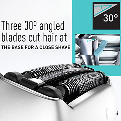 Panasonic ES-SL41-S Arc3 Electric Razor, Men's 3-Blade Cordless with Built-in Pop-Up Trimmer, Wet or Dry Operation