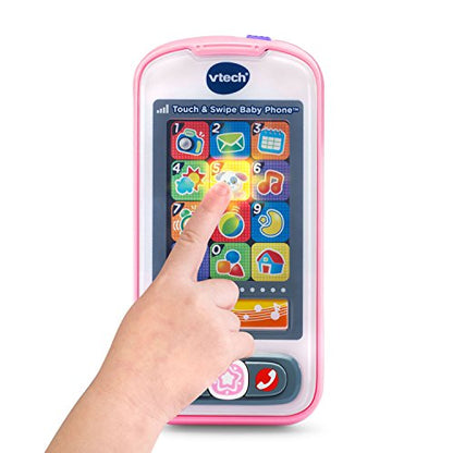 VTech Touch and Swipe Baby Phone, Pink