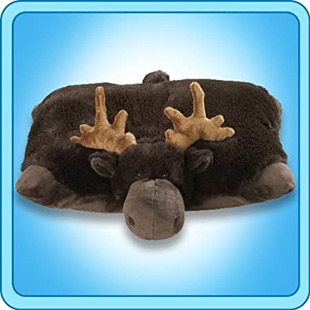 Pillow Pets Pee-Wees Chocolate Moose Plush Stuffed Animal 11