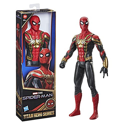 Marvel Spider-Man Titan Hero Series 30-Cm Iron Spider Integration Suit Spider-Man Action Figure Toy, Inspired by Spider-Man Movie, for Kids Ages 4 and Up