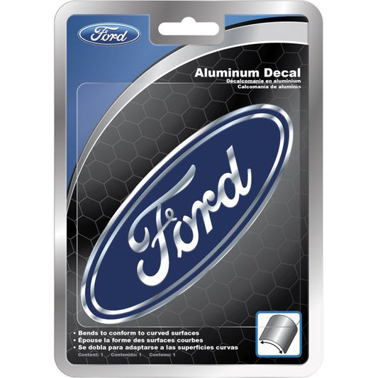 Chroma Ford Blue and Silver Flexible Exterior Aluminum Automotive Decal