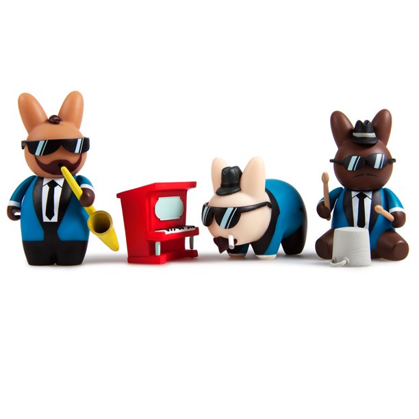 One Blind Box: Labbit Band Camp Collectible Vinyl Mini Series Figure by Kidrobot