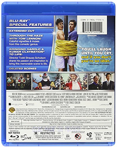 Very Harold & Kumar Christmas, A (Extended Cut) (Rpkg/BD) [Blu-ray]