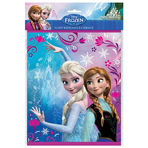 Unique Disney Frozen Goodie Bags, 8ct