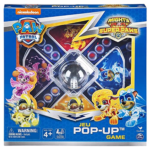 Cardinal Paw Patrol Pop Up Game for Kids Mighty Super Paws Pups Trouble