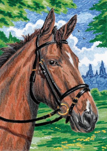 Royal & Langnickel Mini Color Pencil By Number Kits Horse