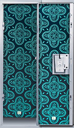 LockerLookz Locker Wallpaper - Midnight Paisley - 4 Panels