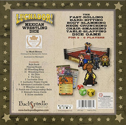 Backspindle Games Luchador! Mexican Wrestling Dice (410502NJD)