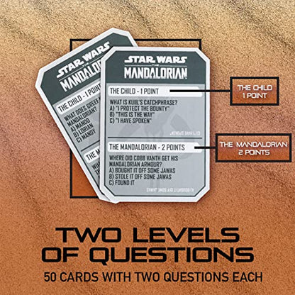 The Mandalorian Trivia Quiz with 100 Questions, Officially Licensed Star Wars Merchandise