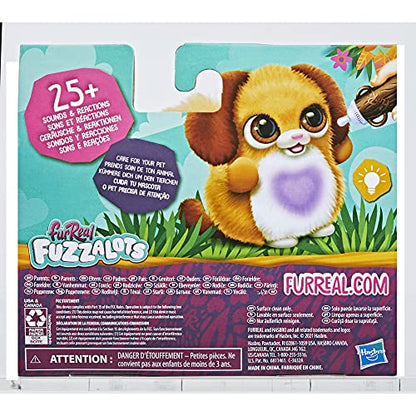 FurReal Fuzzalots Puppy Color-Change Interactive Feeding Toy, Lights and Sounds, Ages 4 and up