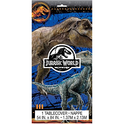 Unique Jurassic World Plastic Party Tablecloth, 84" x 54"