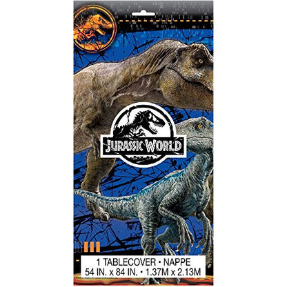 Unique Jurassic World Plastic Party Tablecloth, 84" x 54"