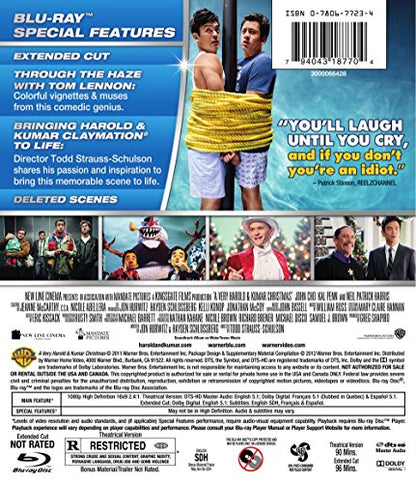 Very Harold & Kumar Christmas, A (Extended Cut) (Rpkg/BD) [Blu-ray]