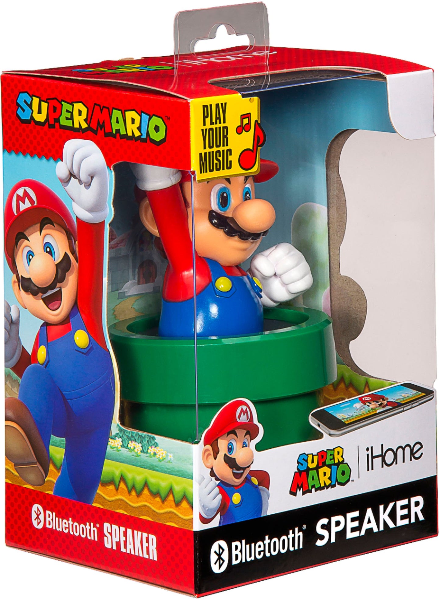 eKids - Super Mario Bluetooth Speaker - red