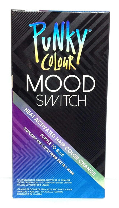 Punky Colour Blue To Teal Mood Switch Heat Activated Hair Color Change, Temporary Hair Effect