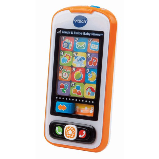 VTech Touch and Swipe Baby Phone, Orange