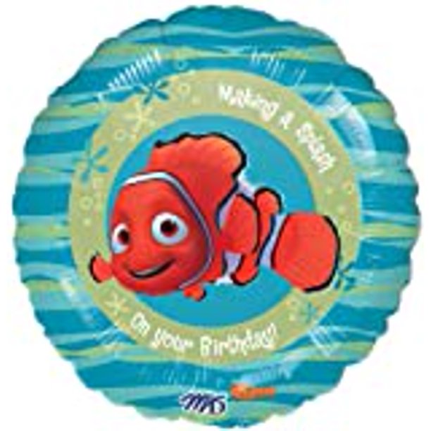 Finding Nemo Party Supplies: 18 inch Mylar Balloon.