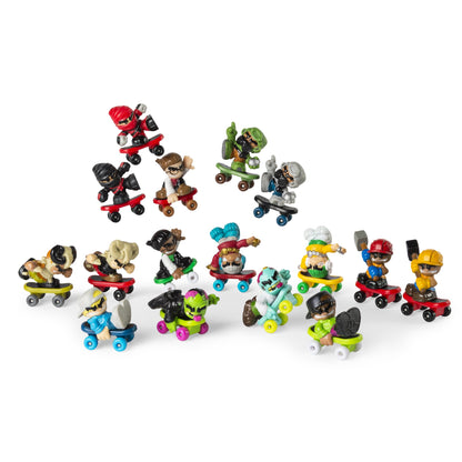 Tech Deck Dudes - 2-Pack Collectible Skater Figures with Boards (Styles and Colors May Vary)