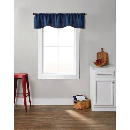 Better Homes & Gardens Checks N Solids 3-Piece Kitchen Window Curtains