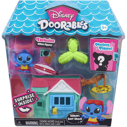 Disney Doorables Mini Playset Stitch’s Surf Shack, Ages 5 +