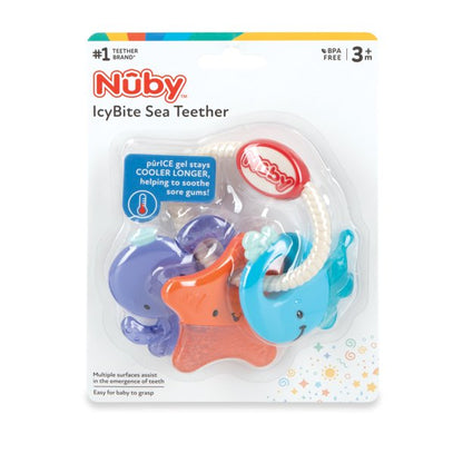 Nuby IcyBite Sea Cooling Gel Teething Ring