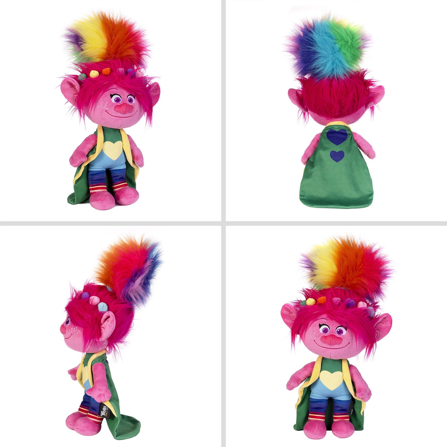 Trolls Kids Poppy Bedding Plush Cuddle and Decorative Pillow Buddy, Pink, DreamWorks