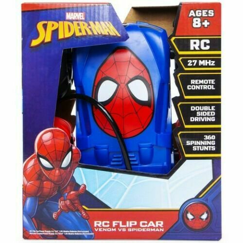 XVB Spiderman Vs Venom Flip Car Christmas or Birthday Gift Remote Control Car