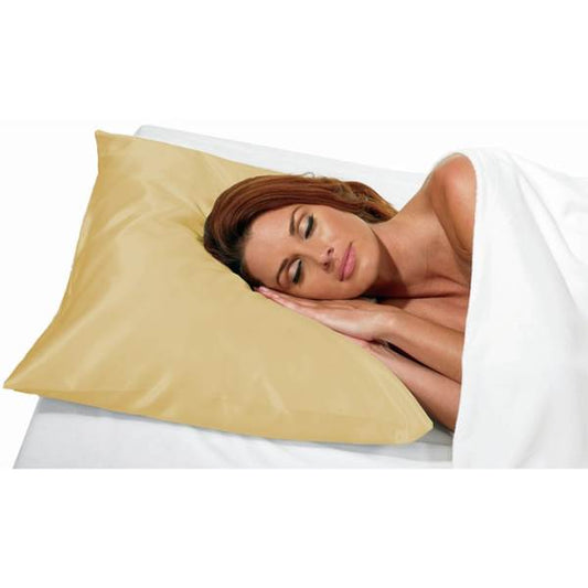 BETTY DAIN King Satin Pillow Case, Beige