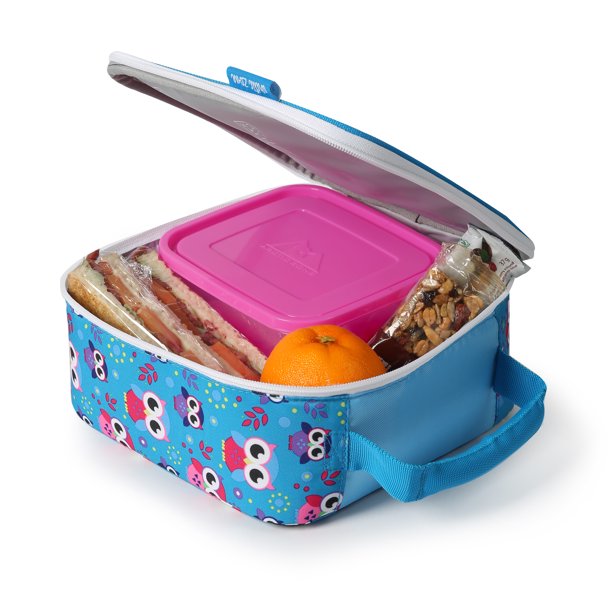 Arctic Zone Reusable Lunch Box Combo Kit with Accessories, Blue Outer Space