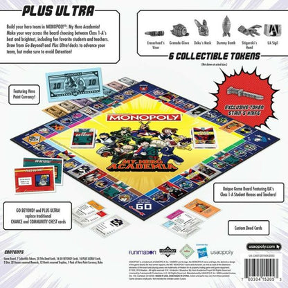 USApoly Exclusive My Hero Academia Unique Gameboard