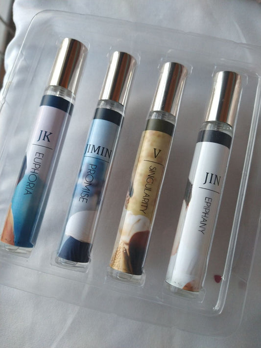 BTS Travel Size Perfume Sprays Realmdrop Shop