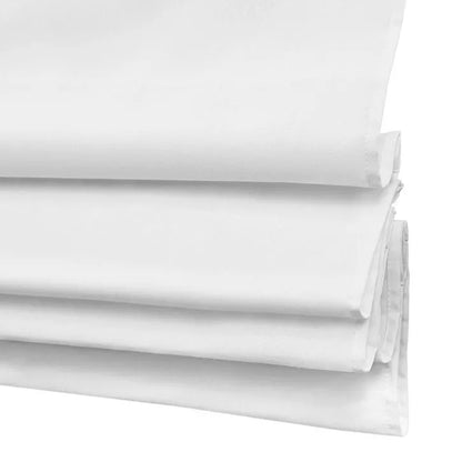 Light Filtering Cordless Roman Window Shade White 64 Inches (L), 27 Inches (W) - Lumi Home Furnishings