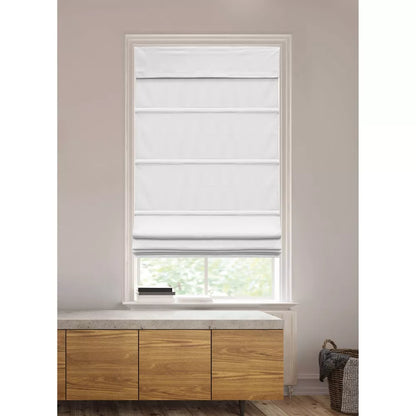 Blackout Cordless Roman Window Shade Gray 64 Inches (L), 30 Inches (W) - Lumi Home Furnishings