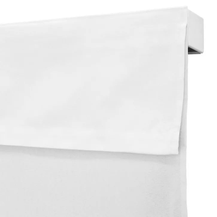 Light Filtering Cordless Roman Window Shade White 64 Inches (L), 27 Inches (W) - Lumi Home Furnishings