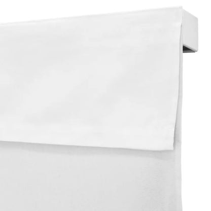 Light Filtering Cordless Roman Window Shade White 64 Inches (L), 27 Inches (W) - Lumi Home Furnishings