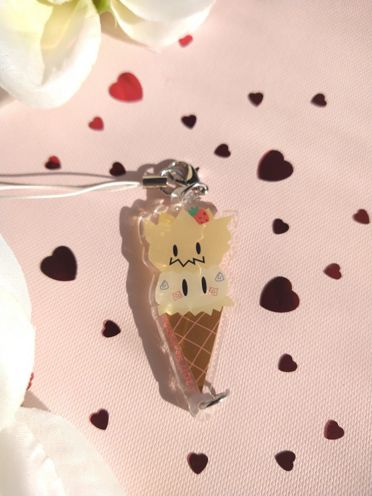 Pokemon Keychain Mimikyu Sundaes Realmdrop Shop