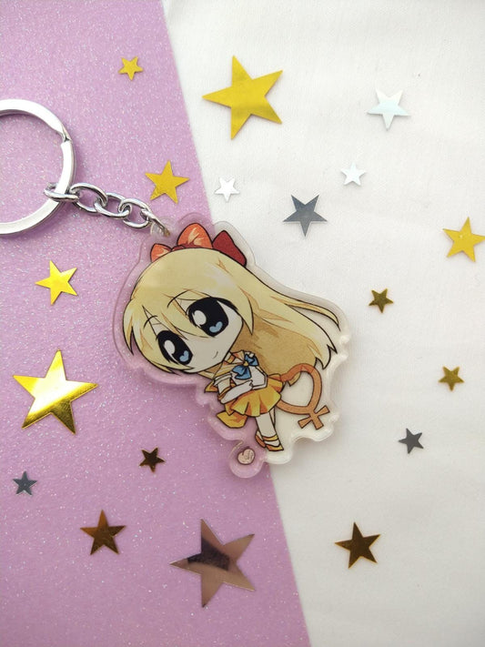 Sailor Moon Keychain - Venus Realmdrop Shop