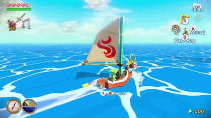 The Legend of Zelda Wind Waker HD - Wii U Gold Foil Edition (US Version)