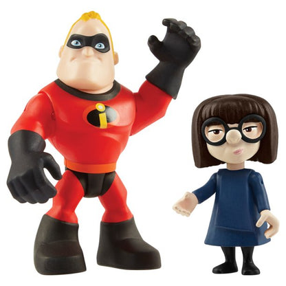 Disney / Pixar Junior Supers Mr. Incredible & Edna Mini Figure 2-Pack