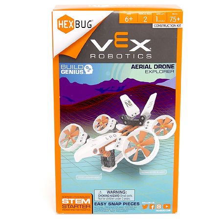 HEXBUG Vex Robotics Aerial Drone Explorer STEM Starter Construction Kit 75+