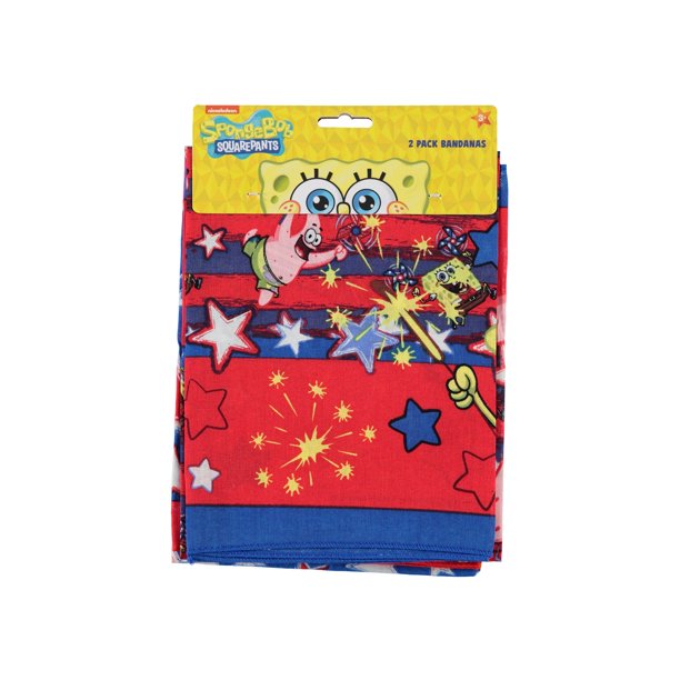 Patriotic Spongebob Bandana 2 pack