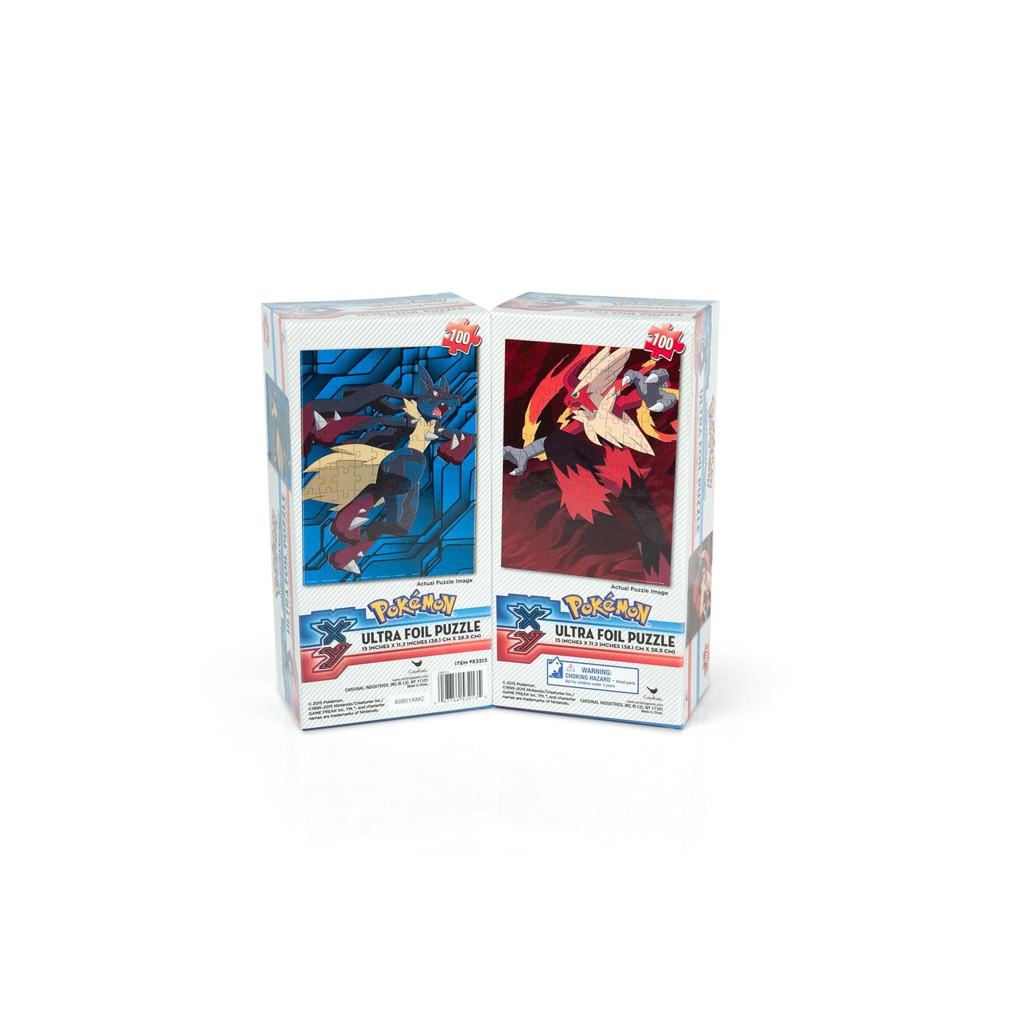 Pokemon XY VS Series Ultra Foil 100 Piece Jigsaw Puzzle Set | Includes 2 Puzzles