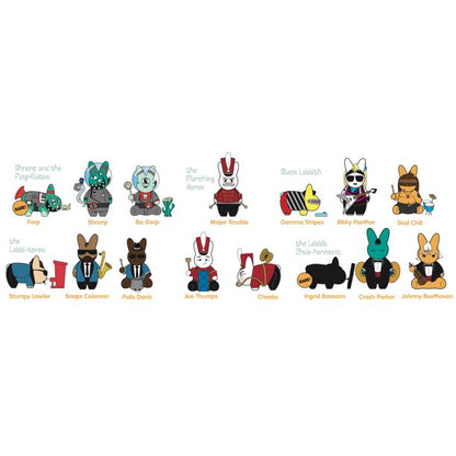 One Blind Box: Labbit Band Camp Collectible Vinyl Mini Series Figure by Kidrobot