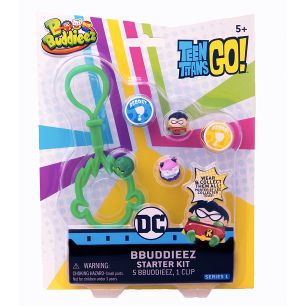 Bbuddieez DC Teen Titans Go Starter Kit Includes 5 Figures (Assortment May Vary)