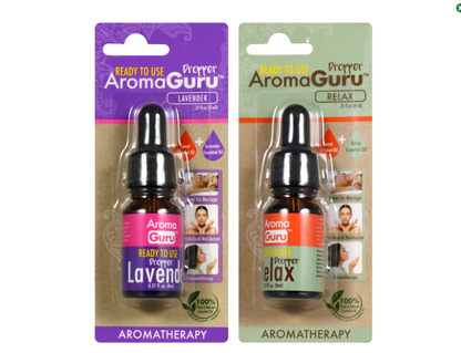 Aroma Guru Scented Aromatherapy Droppers, 0.27 fl.oz. Bottles